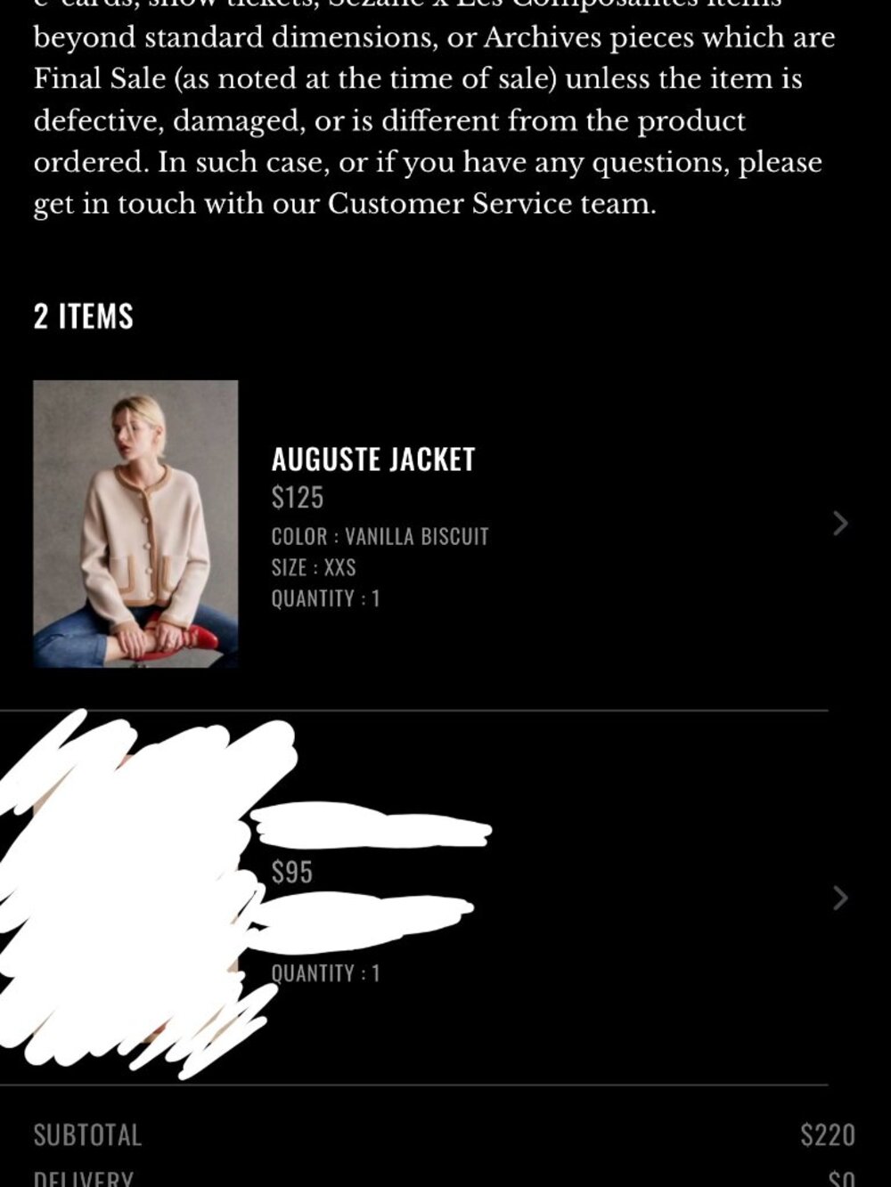 NWT Sezane Auguste Jacket Vanilla Biscuit Size XXS - Picture 3 of 9
